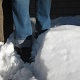 Dominatrix Mistress Troy in approximately 11 inches of snow in Manhattan