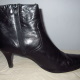 Coach Black Leather Boots (with flash - zipper)