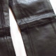 Black Rachelle Leather Pants (Knee Seam)