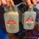 Found within the walls . . . near-empty gin bottles